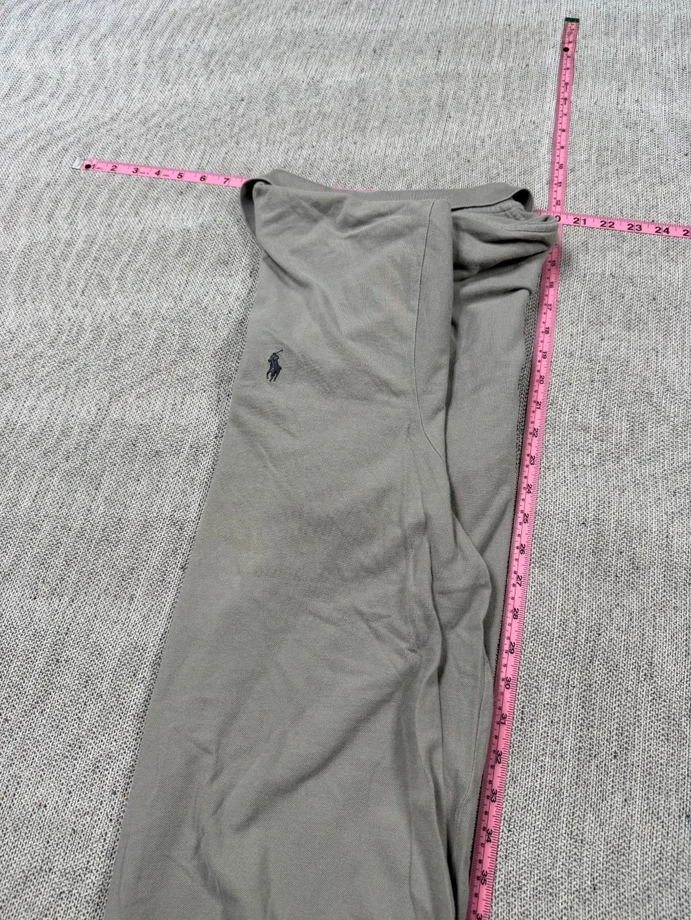 Polo Ralph Lauren Men's 3XB Big Cotton Polo Shirt Gray